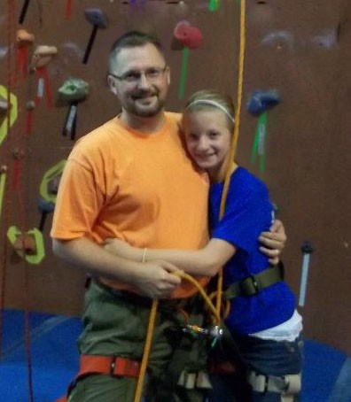 Dad & Daughter climb